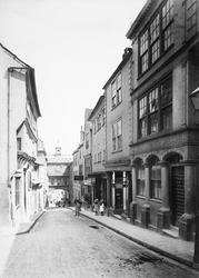 High Street And East Gate 1896, Totnes