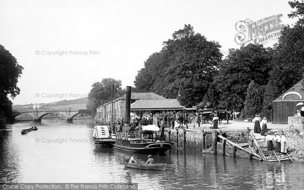 Photo of Totnes, Landing Place And Bridge 1896