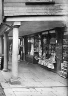 Newsagents In The Butterwalk 1922, Totnes