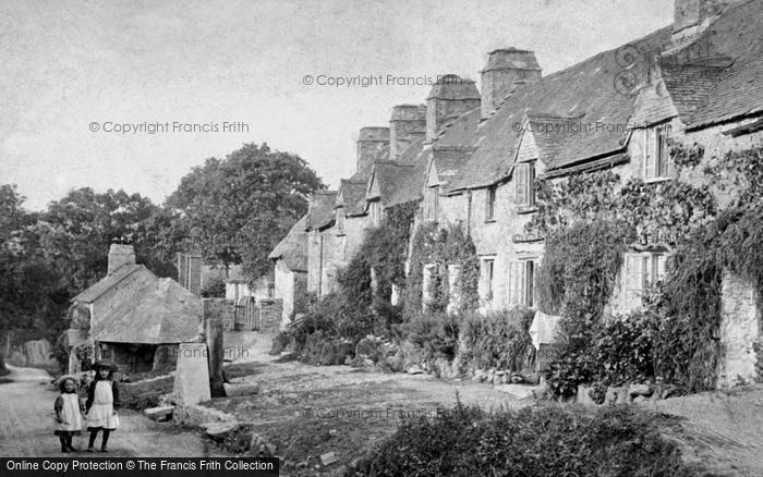 Photo of Totnes, Old Cottages 1905