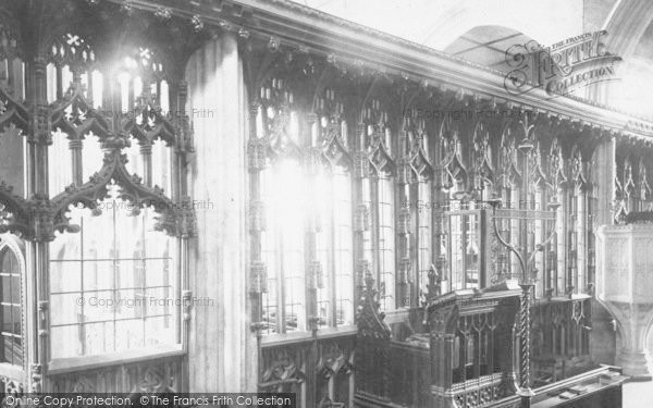 Photo of Totnes, Parish Church Interior 1889