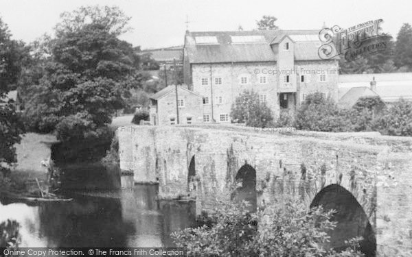 Photo of Totnes, River Dart And Old Bridge c.1950