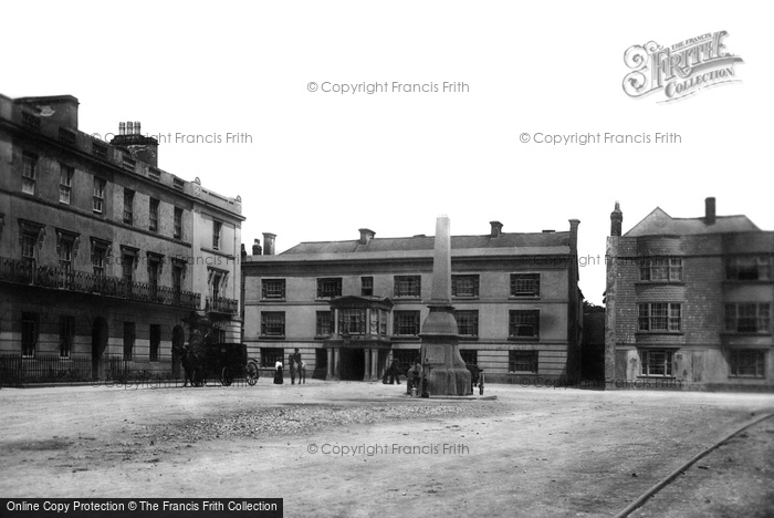 Photo of Totnes, Seven Stars And Portland House 1896