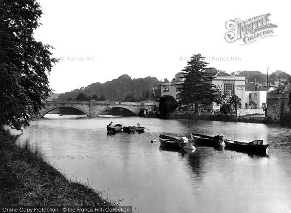 Photo of Totnes, Seymour Hotel And Bridge 1924