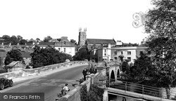 Totnes, the Bridge c1955