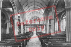The Church Interior 1889, Totnes