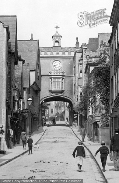 Photo of Totnes, The Gateway, Fore Street 1896