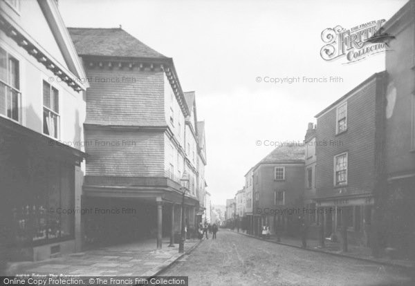 Photo of Totnes, The Piazzas 1889