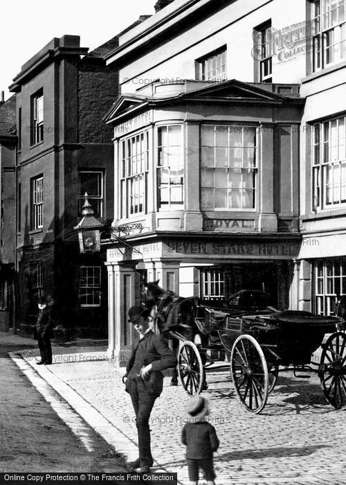 Photo of Totnes, The Royal Hotel 1889