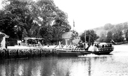 Totnes Castle At The Landing Stage 1896, Totnes