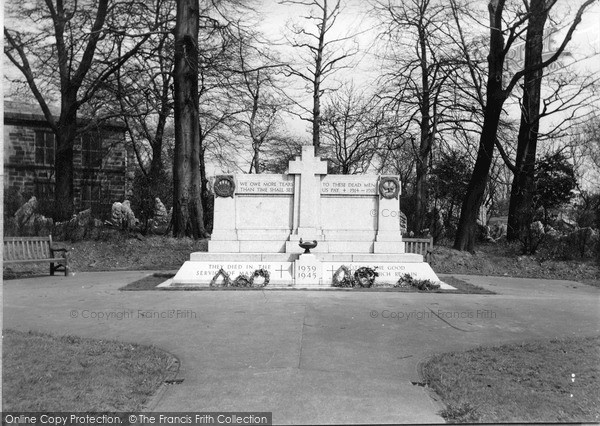 Photo of Tottington, The Cenotaph c.1955