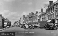 Market Place And Watling Street c.1955, Towcester