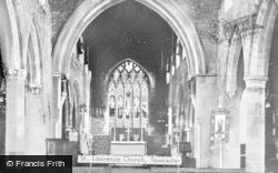 St Laurence's Church Interior c.1960, Towcester