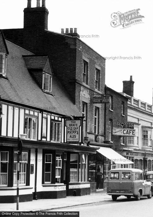 Photo of Towcester, The Brave Old Oak, Market Place c.1955