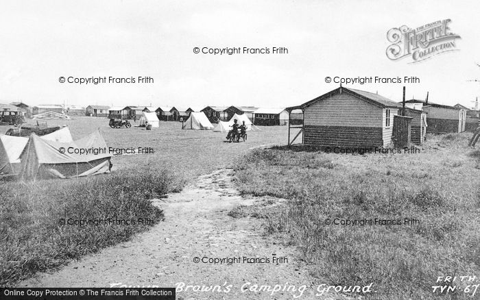 Photo of Towyn, Brown's Camping Ground c.1955