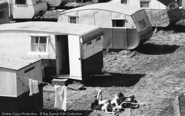 Photo of Towyn, Campers At Winkups Holiday Camp c.1960