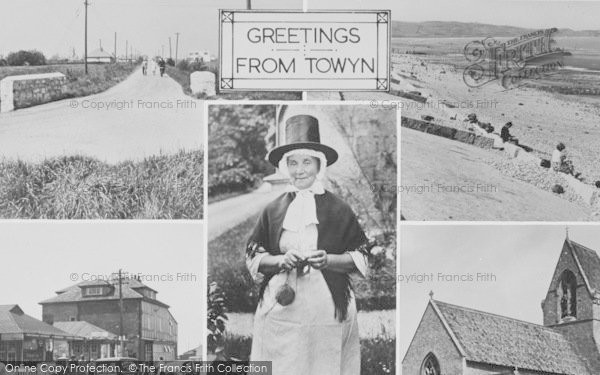 Photo of Towyn, Composite c.1955