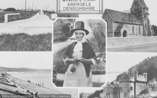 Photo of Towyn, Composite c.1955