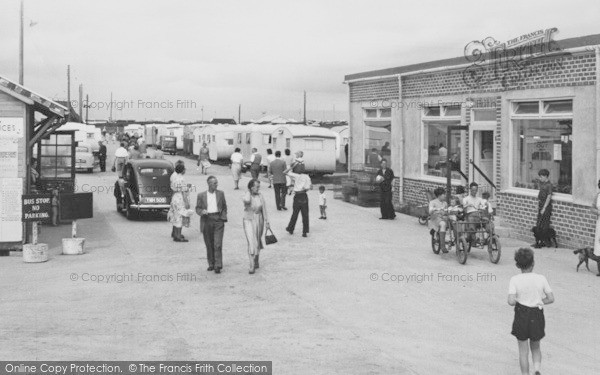Photo of Towyn, Main Entrance To Winkups Camp c.1955