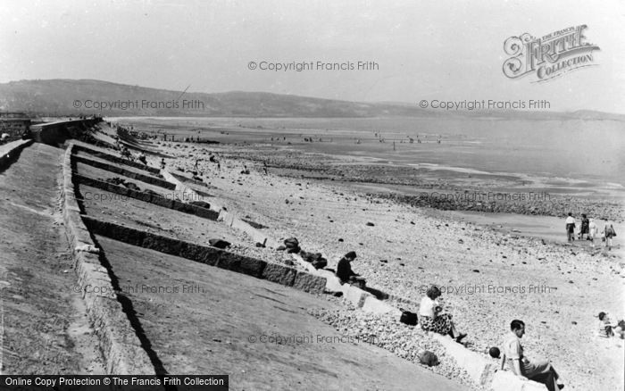 Photo of Towyn, The Beach c.1955