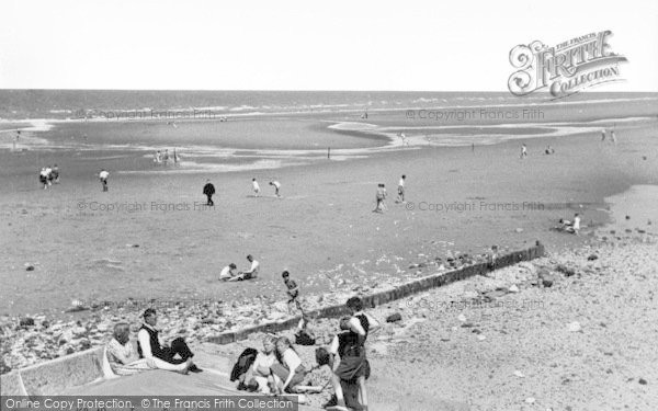 Photo of Towyn, The Beach c.1955
