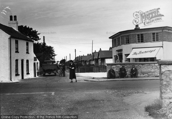 Photo of Towyn, The Cross Roads c.1936