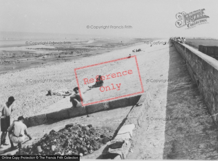 Photo of Towyn, The Seafront c.1955