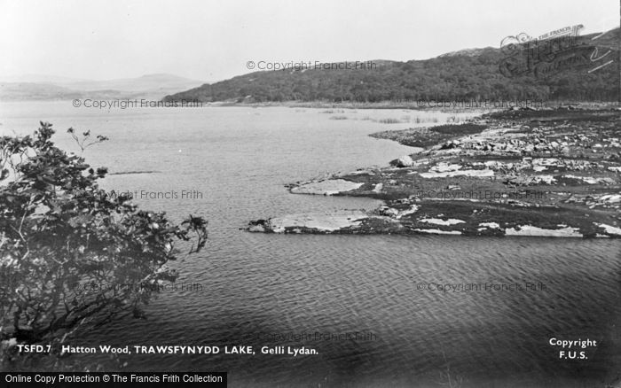 Photo of Trawsfynydd, Lake And Hatton Wood c.1935