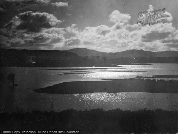 Photo of Trawsfynydd, Sunset On The New Lake 1930