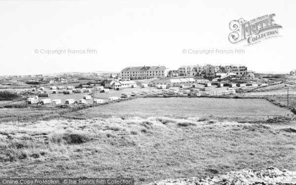 Photo of Trearddur Bay, Cliff Hotel Caravan Site c.1965