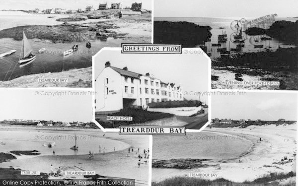 Photo of Trearddur Bay, Composite c.1965