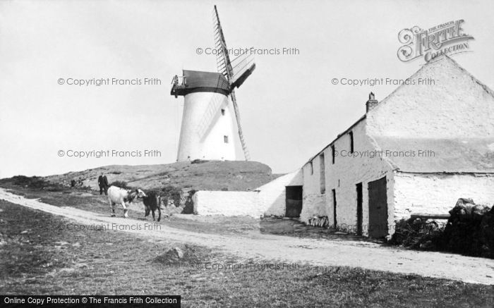 Photo of Trearddur Bay, Melin Stanly Windmill c.1900
