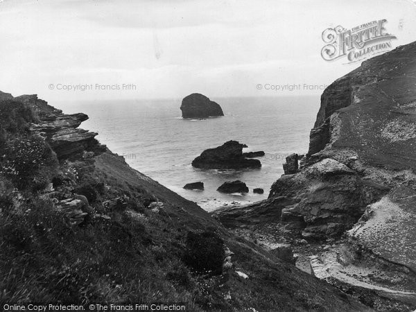 Photo of Trebarwith, Backways Cove 1920