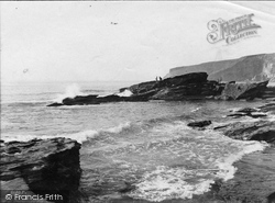 Breakers On The Beach 1909, Trebarwith