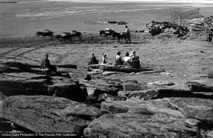 Photo of Trebarwith, The Beach 1895