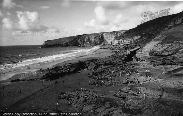 Photo of Trebarwith, The Sands c.1955