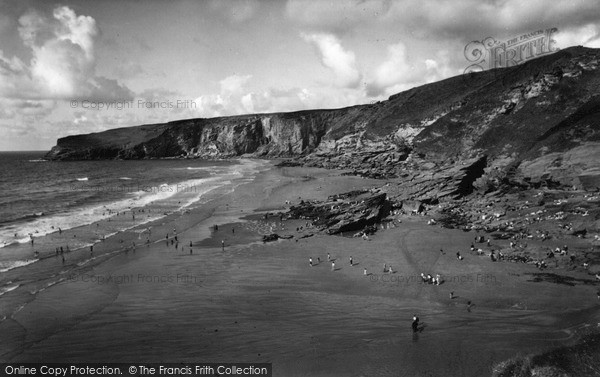 Photo of Trebarwith, The Sands c.1955