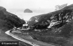 The Valley And Gull Rock c.1930, Trebarwith