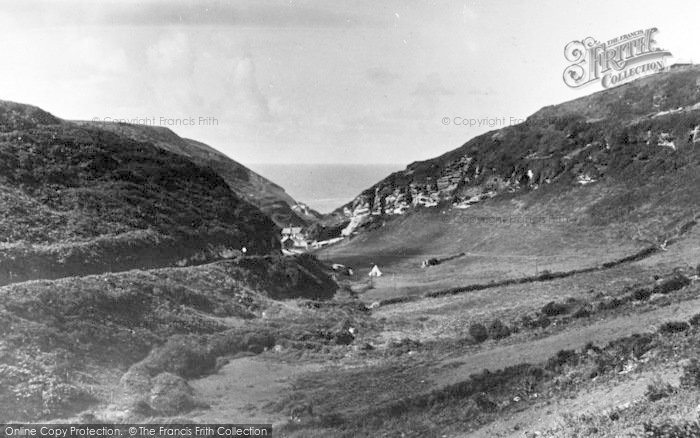 Photo of Trebarwith, The Valley c.1930