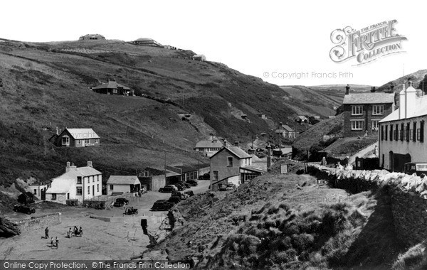 Photo of Trebarwith, The Village c.1950
