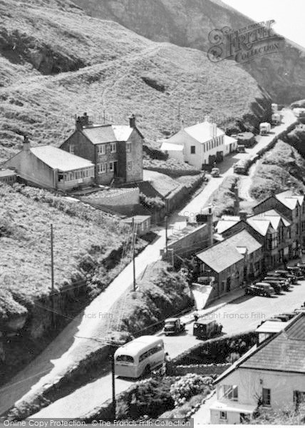 Photo of Trebarwith, The Village c.1955