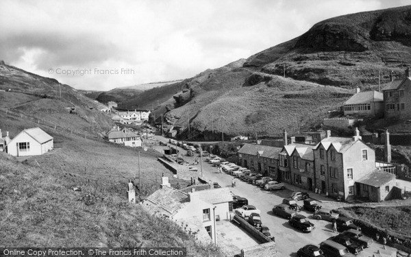 Photo of Trebarwith, The Village c.1955