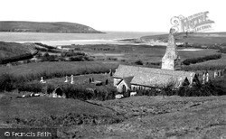 St Enodoc Church And Daymer Bay c.1935, Trebetherick