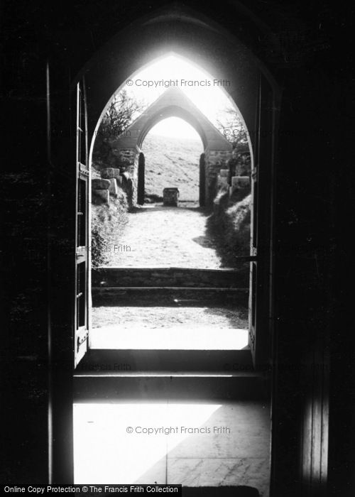 Photo of Trebetherick, St Enodoc Church, Doorway c.1935