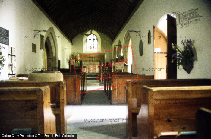 Photo of Trebetherick, St Enodoc Church Interior 1985