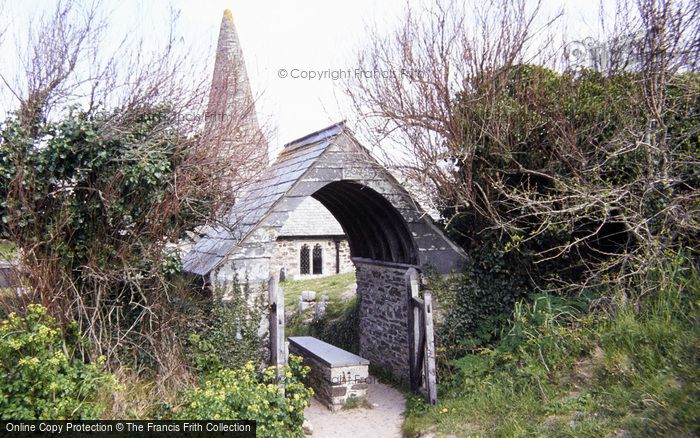 Photo of Trebetherick, St Enodoc Church Lychgate 1985