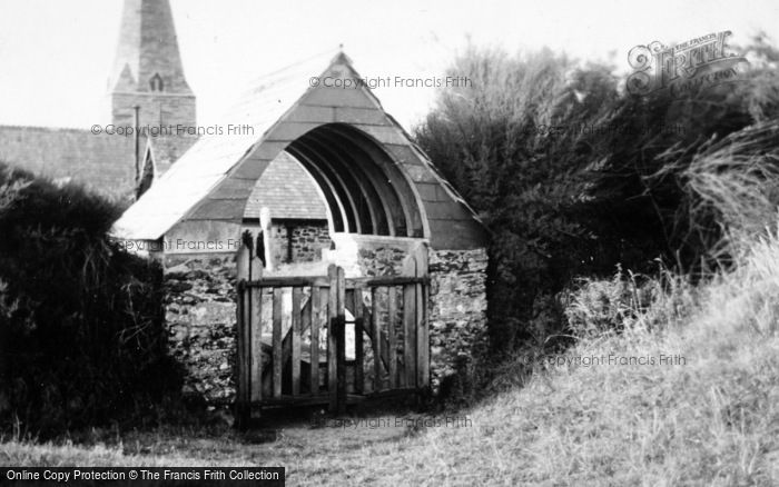 Photo of Trebetherick, St Enodoc Church, Lychgate c.1935