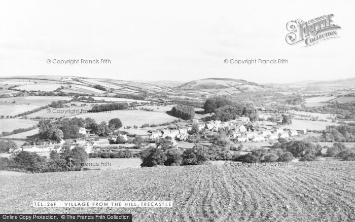 Photo of Trecastle, From The Hill c.1965