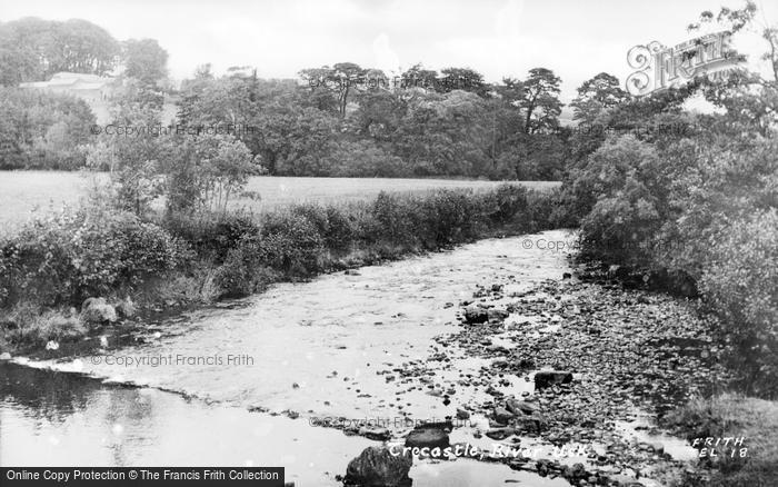 Photo of Trecastle, River Usk c.1955