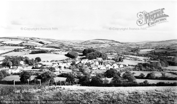 Photo of Trecastle, Village From The Hill c.1965